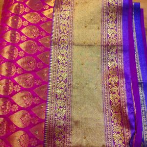 Soft Chanderi Silk Saree