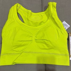 adidasAdidas Lime Green Studio Bra