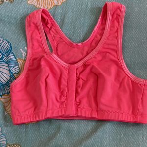 Hot Pink Sports Bra