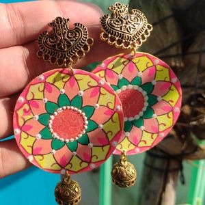 Beautiful Jhumka, Hand Made, Light Weight.