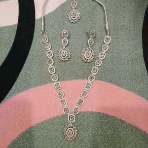 American Diamond Jewellery Set