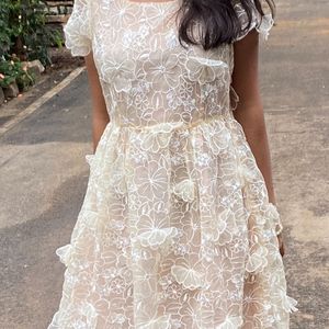 3D Flower Organza Dress🌼