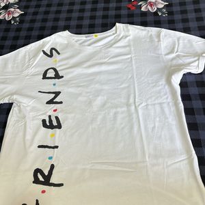 White Trendy FRIENDS top