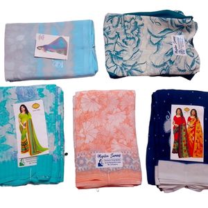 Pack Of 10 Saree