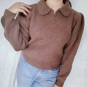 Collar Sweater For Women