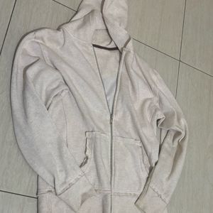 Beige Zipper Jacket