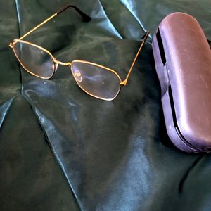 Golden Fashion Glasses