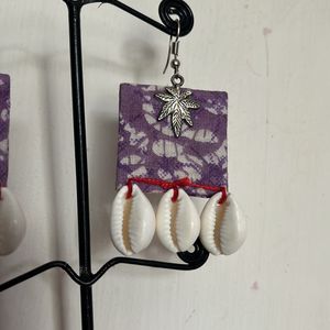 Handmade Mauve Jhumka