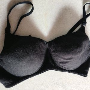 Black Padded Bra