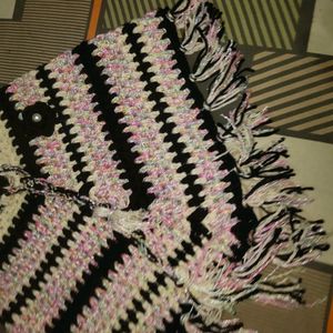 Kids Winter Poncho Handmade