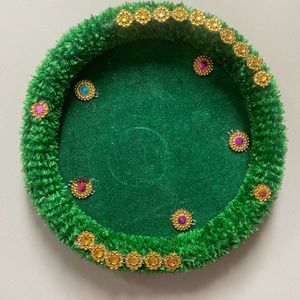 Hanmade Decorated Thali For Mehandi