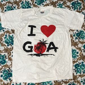 I Love GOA T-SHIRT For Daily Wear