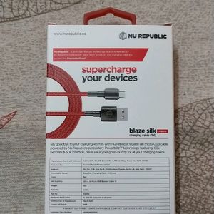 NU Republic Charging Data Cable Micro