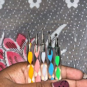 Mandal Art Dotting Tool Pen (Set Of 5).