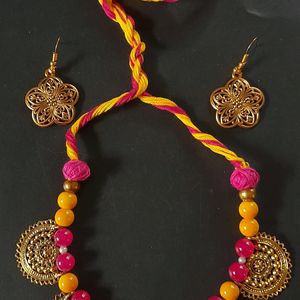 Golden Jewellery Set