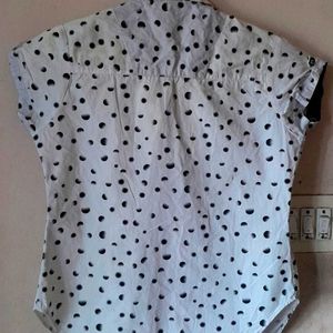 Polka Dotted Cute Shirt