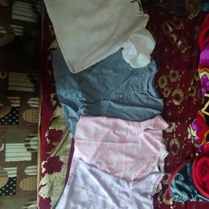 Tops White,Pink,Lavendar,Black