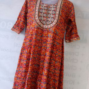 New Malti Colour Anarkali Kurti