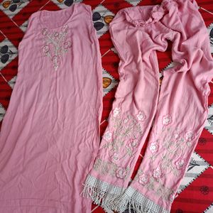 Kurti Set With Shrug