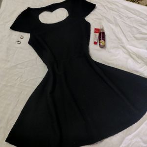 Black Elegant Mini Dress