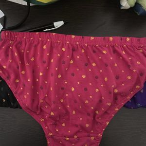 5pc Women Panty All Sizes Cotton