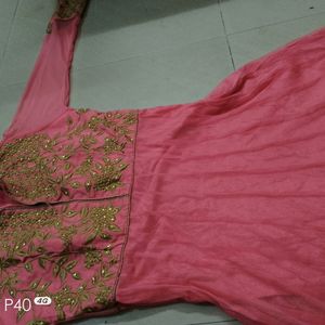 Pink Anarkali