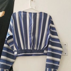 Blue Zara Top