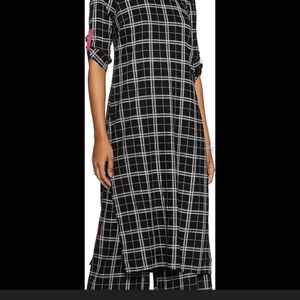 Checked Straight Kurta