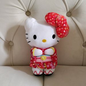 Hello Kitty Sanrio Kimono Crepe Plush Doll