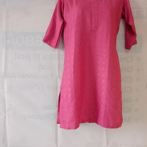 Light Pink Shirt Kurti