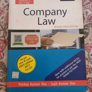 Company Law Book As Pet Bcom Cbcs Syllabus For CU