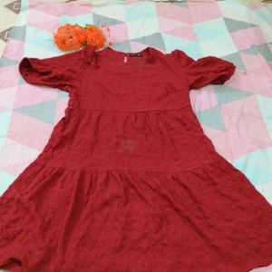 Dresses | Pretty Maroon Dress | Freeup