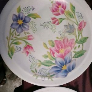 Four Melamine Plate