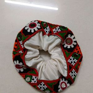 Handmade Navratri Scrunchies