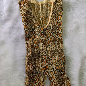 Leopard Prints Intimate Full Body Stockings