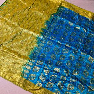 Full Maggam Work Pure Kanjeevaram Silk Saree