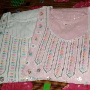 Very Low Price Brand New Trendy Embroided Kurti 😍