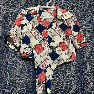 Ladies Floral Shirt