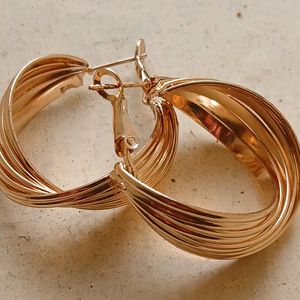 Twisted Hooped Earrings | Leafstoness