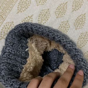 Wool Biene Cap For Kids