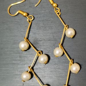 Pearl Necklace With Earrings