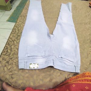 1 Time Use Denim Jeans For Girls And Womens