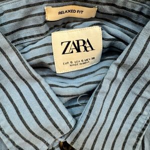 New ZARA Mens Shirt Half Sleeve Original Branded