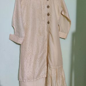 Cream Colour Stylish Kurta