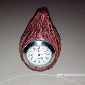 TABLE TOP PAPERWEIGHT VERYNICE COCONUT SHAPE CLOCK