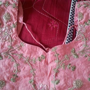 Pink Kurti Set