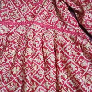 Pink Ethnic Co- Ord Set