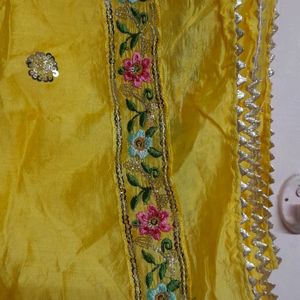 Chanderi Silk Dupata Like New