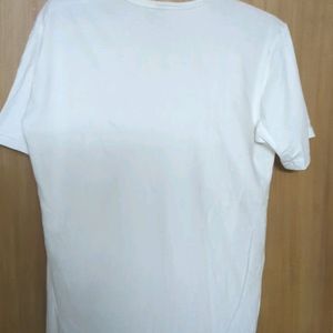 Plain White T Shirt With Collar