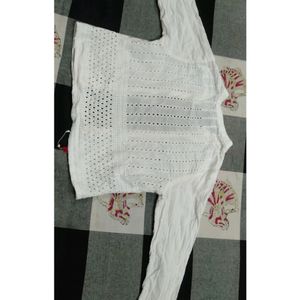 Chikankari Shrug